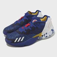 adidas 籃球鞋 D.O.N. Issue 4 藍 白 男鞋 米契爾 緩震 愛迪達 聯名款 IE4517