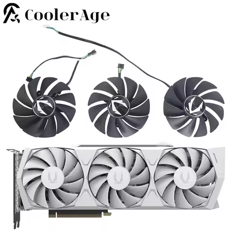Video Card Fan For ZOTAC GAMING GeForce RTX 3080 Trinity OC White Edition LHR 87MM GA92S2U RTX3080 G