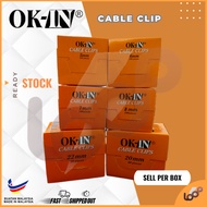 OK-IN CABLE CLIP WIRING / WAYAR KLIP KABEL / NAIL-IN CABLE CLIP (4MM - 35MM)