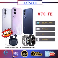 VIVO V70 FE 5G Smartphone | 8GB RAM + 256GB ROM/12GB RAM + 256GB ROM | 1YEAR WARRANTY
