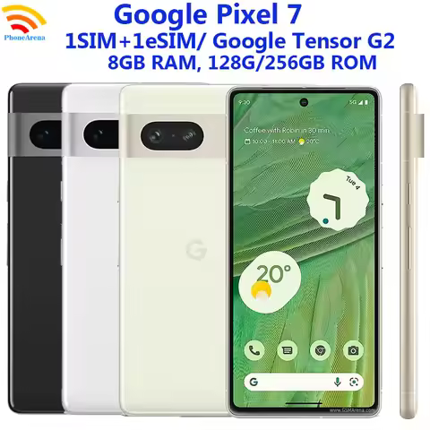 Google Pixel 7 5G 6.3" AMOLED 8GB RAM 128/256GB ROM NFC Google Tensor G2 Octa Core Unlocked Android