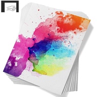 60 Sheets Sketch Paper Acid-Free Bulk White Paper Cold Press 50% Cotton 140Lb /300Gsm (7.68 X 5.31 I
