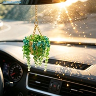 FISHSTICK Succulent Car Charm, Warm Sunny Beaded Car Charm, Accessory Sun-Kissed Multi-Beaded Car Pe
