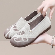 New Beijing Cloth Shoes - Soft Mesh, Anti-Slip, Breathable for Warm Weather
