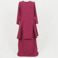 Peplum Baju Kurung Budak Perempuan (1-12 Years) Baju Raya 2021 Budak Kanak-Kanak Moden