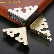 NOVALINKM0 Wooden Box Corner Protector Furniture Fitting 4 Pcs Table Corner Edge Cover Decorative Fu