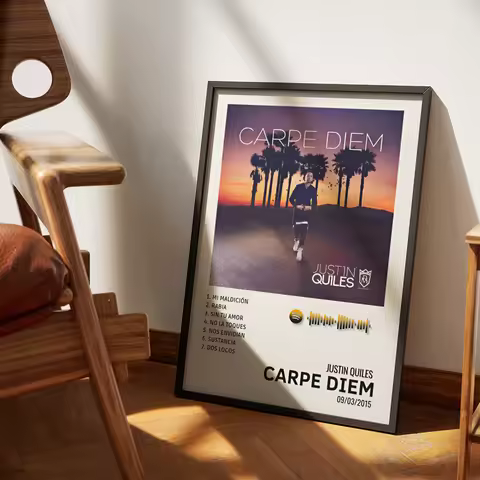 J-Justin Quiles Poster Old Movies Wall Art Print Poster Decorative Mural Modern Home Decor Birthday 