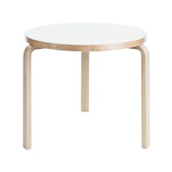 北歐櫥窗/Artek Aalto Table round 90B 圓桌(白色桌面、75 公分)