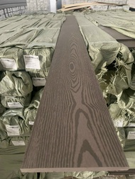 (95cm) tấm ốp cổng hàng rào gỗ nhựa rộng 14cm dày 1cm dài 95m màu cafe