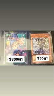 遊戲王 LOCH 黑魔導女孩 超框 & 黑魔導卡牌