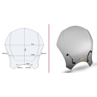 Y.S GIVI 140S AL2128A YAMAHA XSR900 風鏡組 (含風鏡支架/擋風鏡/整流罩) 16年後 35 x 41 cm 1個