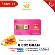 Logam Mulia Emas Mini BabyGold Minigold 0.002gr