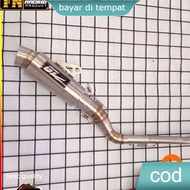 Exhaust GL Open PNP EX5/LAGENDA FI 115/W110/WAVE110/KRISS110/SRL115FI/WAVE125/SYM110/EGO S/LC135/Y15