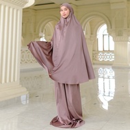 Promo Lozy Hijab - Mecca Prayer Set With New Pouch ( Mukena Satin