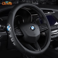 GTIOATO Car Steering Wheel Cover Suitable For 38CM Auto Leather Steering Wheel Cover Car Interior St