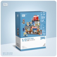 LOZ  STREET MINI TAKOYAKI SHOP - PUZZLE BLOCK BRICKS - MAINAN EDUKASI ANAK-TATA TOYS SHOP