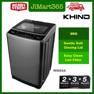 Khind/Midea 7.5KG/8KG/8.5KG/9.5KG Fully Auto Washing Machine WTAG8511T | MFW-EC950 | MFW-EC750