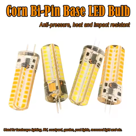 Dimmable G4/gy6.35 Led Light Bulb 7w 72leds For Bulbs Lamp Corn Cover White Clear Lights Smd2835 Dec