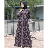 Terlaris Baju Gamis Batik Wanita Modern Dress Muslim Batik Sarimbit