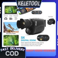 Night Vision Monocular Night HuntingTelescopeHeadInfrared Device Video Recording Scope Outdoor Campi