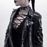 (CHOKER RENZI) Body belt harness harajuku choker Helloween Gothic Metal Japanese style Korean KPop k