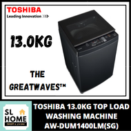 (KL & KLANG VALLEY)TOSHIBA AW-DUM1400LM(SG) 13KG SDD INVERTER WASH WASHING MACHINE