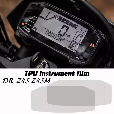 DR-Z4S Screen Film UV TPU Instrument Film for SUZUKI DRZ4S Z4SM 2025 2026 TFT Screen Automatic Repai