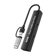Ezcap 316 USB 3.0 Type C 2 Entry HDMI Video Capture Card Dual Camera 1080p60 Recording for PS4 PS5 P