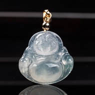 【珠宝严选】唯玉美 翡翠佛公吊坠挂件玉石送家人节日礼物送礼佳品正品附鉴定证书 2.21g