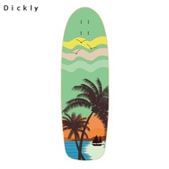 [Dickly] Surfskate Deck Ply Surfskate Cruiser Portable Wood