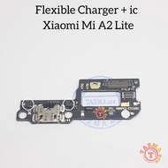 Plus ic + Xiaomi Mi A2 Lite Ori Flexible Charger + ic Flexible Connector Cas Charger MI A2 LITE