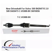 New Driveshaft For Volvo S60 B4204T15 2.0 S80 D4204T5 C-VO087-8H C-VO088-8H 36010054 36010056 313251