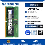{asfrdt} Samsung Notebook DDR5 RAM 8GB 16GB 32GB 4800MHz 5200MHz 5600MHz Original SODIMM 1.1V 262Pin