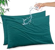 Gogreen Bamboo Rayon Waterproof Pillow Protector, Breathable Pillow Cover, Cooling Pillow Case Prote