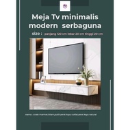 Hanging wall tv table modern minimalist tv rack (120 x 20 x 20)