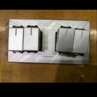 Panasonic 4gang 4 gang switch 4 gang 4 switch silver mws style e inbow silver