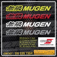 sticker mugen Car Sticker mugen Japan JDM Honda Civic City vtec Turbo fk ek fd eg