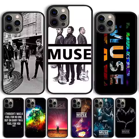 Great band MUSE Phone Case Cover For iPhone 15 16 14 13 12 Pro Max mini 11 Pro Max XS XR Plus Coque 