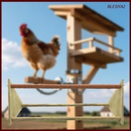[Blesiya2] Chicken Perch for Coop Wooden Roost Bar Poultry Stand Training Toy for Baby Chicks Bird C
