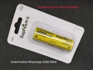 SupFire Lithium 21700 battery 4000 mAh, $50 each
