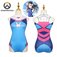 Game DVA Jumpsuit Printed Sexy Swimsuit Cosplay Costume Women Anime Swimsuit Sexy Lingerie Bathing S
