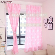 Bestenrose Curtain Hook Type Semi Blackout Langsir Pintu Door Curtain Window Bedroom Sliding Door