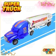 Mainan Truk Container Box Tangki Chrome Friction Car Mainan Anak