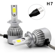 หลอดไฟหน้า LED รุ่น C6 ขั้ว H1 H3 H4 H7 H8/H9/H11/ 9005 HB3/ 9006 HB4 /36W 9V-36V 3600LM C6 6000K /แ