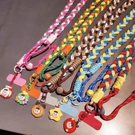 NEW DESIGN 2in1 WRIST ADJUSTABLE BRAIDED TRAVEL HP COMMUTER PHONE STRAP WRIST LANYARD keychains HAND