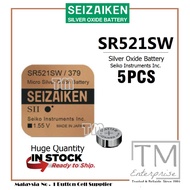 SEIZAIKEN 379 SR521SW GENUINE SEIKO JAPAN 1.55V BATTERY SR521 SR 521