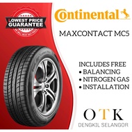 215/55R16 225/60R17 CONTINENTAL MAXCONTACT 5 MC5 16 17 INCH TYRE (FREE INSTALLATION &amp; DELIVERY)