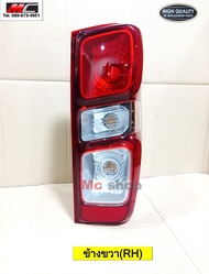 ไฟท้าย d max ดีแม็ก เบ้าดำ ธรรมดา อีซูซุ ดีแมค D-max ISUZU 2020 2021 *หลอดไส้ *