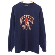 100% Cotton Hysteric Glamour H.Youth Long-Sleeved T-Shirt Fashion Printed Top Ready Stock