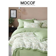 MOCOF MEADOW 5 in 1 Luxury Tencel 1200TC Bedsheet Quilt Cover Set Cadar Queen Set